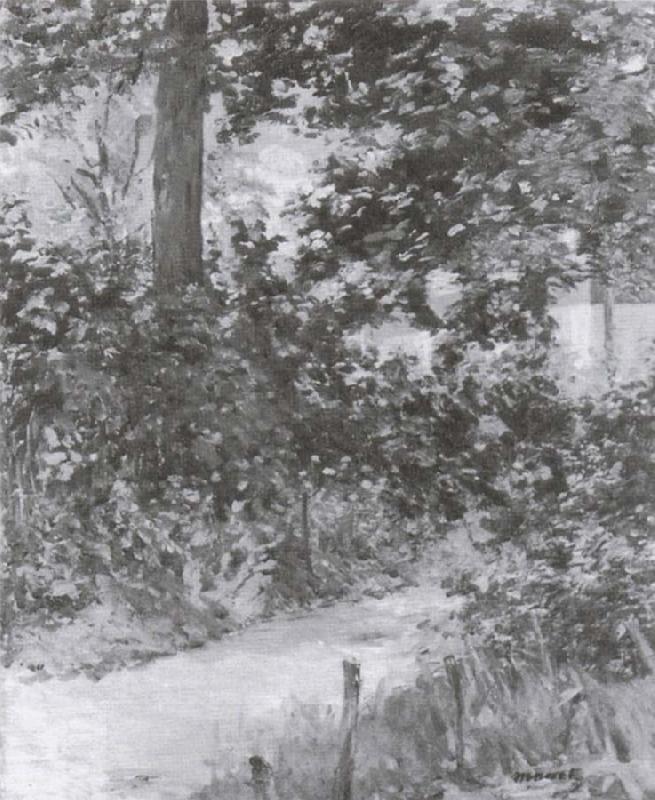 Edouard Manet Garden Lane in Reuil China oil painting art